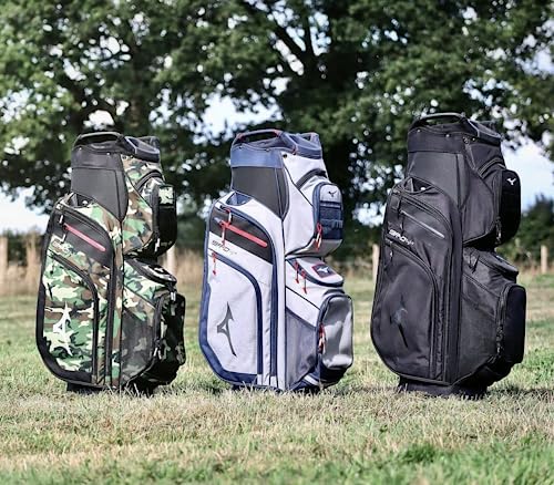 Mizuno BR-D4C Cart Bag Heathered Grey-Navy