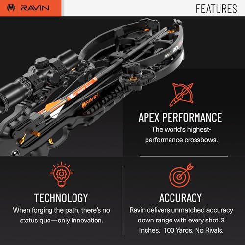 Ravin Crossbows R10 Crossbow Package R014 with HeliCoil Technology Black