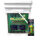 VEG+ BLOOM Dirty Formulated Nutrient Powder for Soil and Peat - 25lb