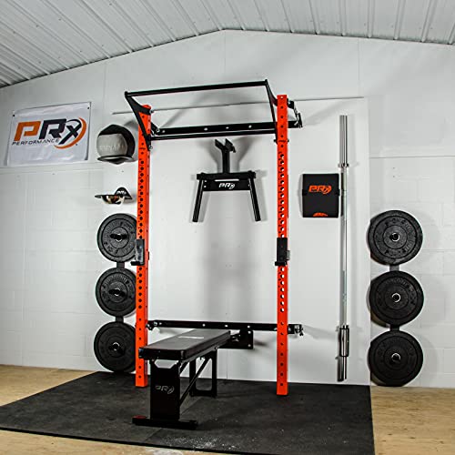 PRx Performance Wall Mounted Flat Weight Bench Black