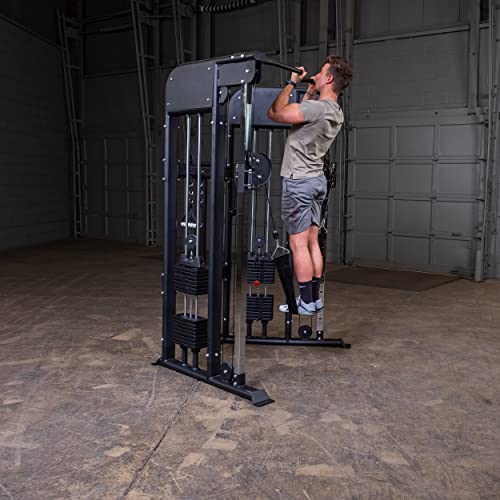 Body-Solid GFT100 Functional Trainer with 210 lbs. Weight Stacks Black
