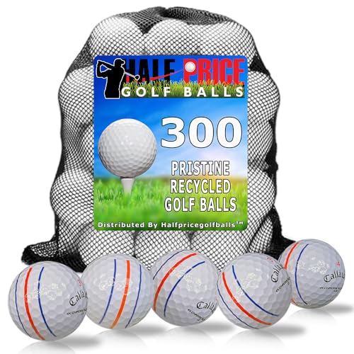 Halfpricegolfballs Callaway Chrome Soft X LS Triple Track Golf Balls White
