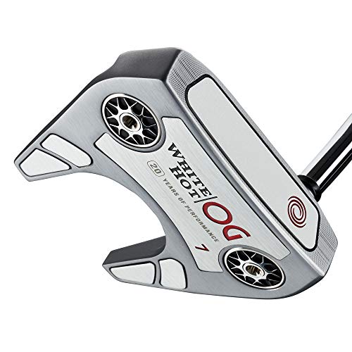 Odyssey Golf White Hot OG Putter Left-Handed Seven Steel 34" Silver