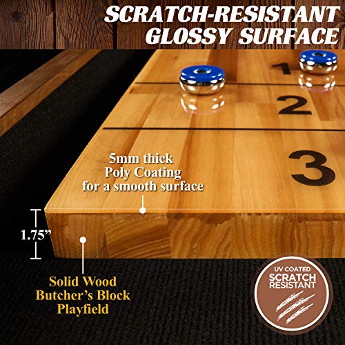 Barrington Billiards Urban Clyborne Shuffleboard Table Brown/Gray
