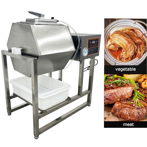 LGXEnzhuo 110V 42L Electric Vacuum Pump Meat Curing Machine Silver