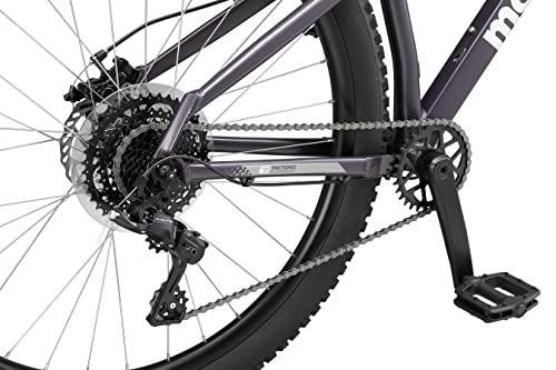 Mongoose Switchback 1 Mountain Bike 8-Speed Drivetrain 27.5-Inch Wheels Purple