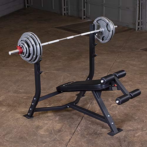Body-Solid ProClubline SODB250 Olympic Decline Bench Black
