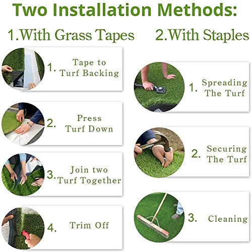 Moxie Direct Artificial Grass Turf Lawn 12ft x 45ft Green