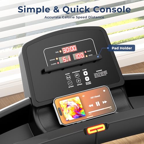 OMA Foldable Treadmill Black