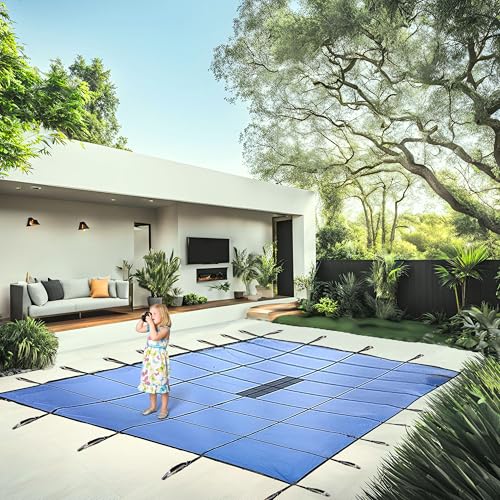 Freetime Fun Solid Winter Pool Cover 18x36ft Blue