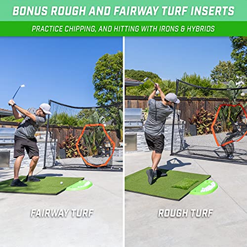 GoSports Golf Practice Hitting Mat Green