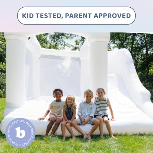 Bounceland Castle Palace Daydreamer Cloud Bounce House with Slide & Basketball Hoop Neutral