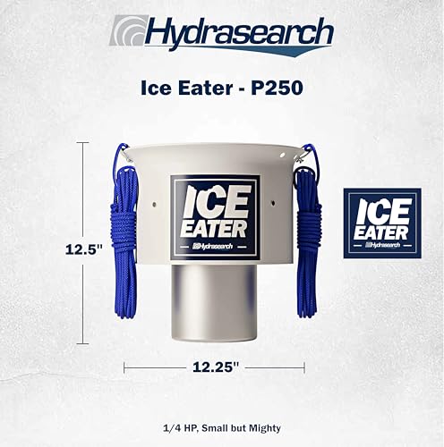 ICE EATER P250/25 Pond Deicer with 25 ft Power Cord, 0.25 HP, No Assembly Required