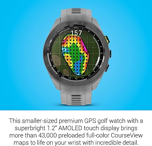 Garmin Approach S70 Premium GPS Golf Watch Black
