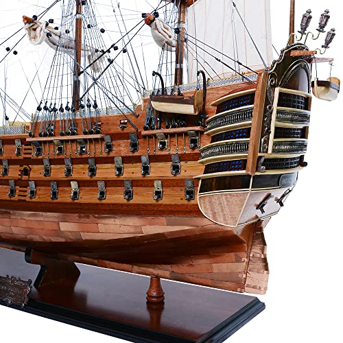 Old Modern Handicrafts HMS Victory Copper Bottom Model Red