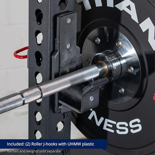 Titan Fitness 100" Black Bolt-Down Power Rack 2000 LB Capacity