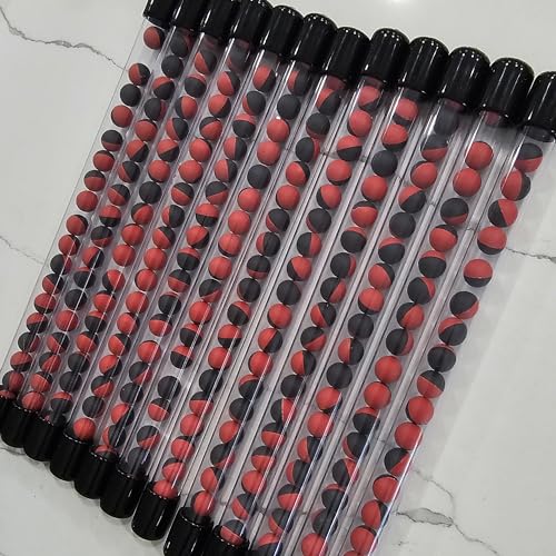 Riot Balls 500 Count Non-Lethal Pepper Spray & Tear Gas Blend Projectiles Black/Red
