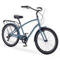 sixthreezero EVRYjourney Mens Bike Steel Blue w/ Black Seat/Grips