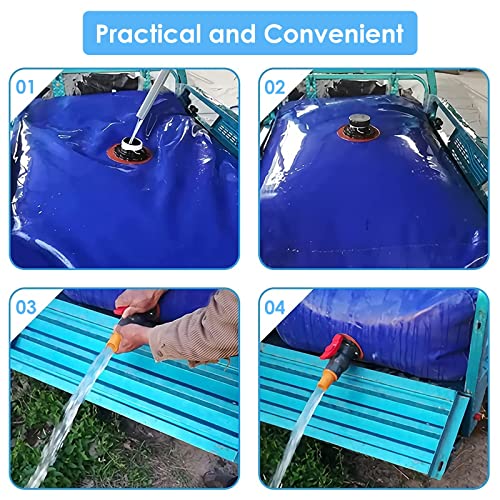 5sssallefaa Portable Water Storage Bag 1800L One Color