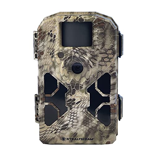 Stealth Cam 2020 G42NG 24MP Trail Cameras Bundle with Memory Cards, No-Glow Flash, Kryptek Camo, HD Video, Camouflage