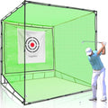 Gagalileo Golf Practice Hitting Nets Heavy Duty Portable Golf Cage 10x10x10FT