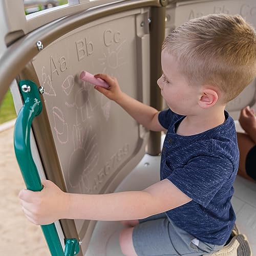 Lifetime Adventure Tower Swing Set Playset Earthtone