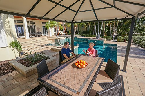 Paragon Outdoor 11' x 13' Durham Hard Top Gazebo Sonoma