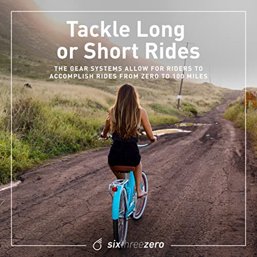 sixthreezero EVRYjourney Women's 21-Speed Step-Through Hybrid Cruiser Bicycle Teal w/Brown Seat/Grips