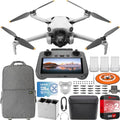 DJI Mini 4 Pro Folding Drone Fly More Combo Plus with RC 2 Remote, 4K HDR Camera, Under 249g, 3 Batteries Bundle