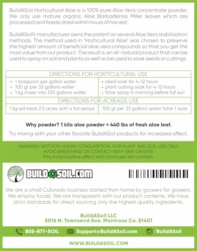 BuildASoil LLC Horticultural Aloe 1 Kilo