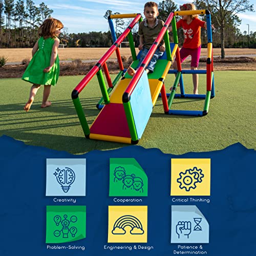 Funphix Toddler Climbing Toys Indoor & Outdoor Jungle Gym 296pcs