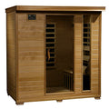 Blue Wave Radiant Saunas BSA2418 4-Person Hemlock Infrared Sauna