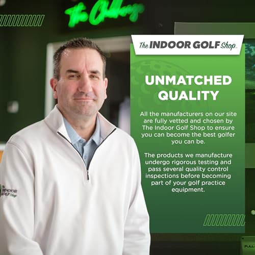 The Indoor Golf Shop SIGPRO 3D 5' x 5' Golf Mat - Durable and Realistic