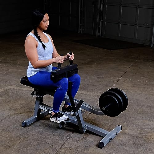 Body-Solid Seated Calf Raise Exercise Machine Silver
