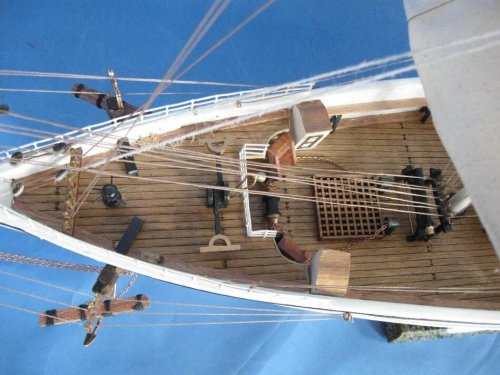 Handcrafted Nautical Decor Hampton Nautical Star of India Model Ship 50" Fully Assembled