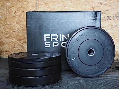 OneFitWonder Bumper Plate Set 190 lbs Black