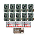 Browning 10PK Pro Scout Max Extreme HD Cellular Trail Camera Bundle with 32GB Memory Card 10-Pack