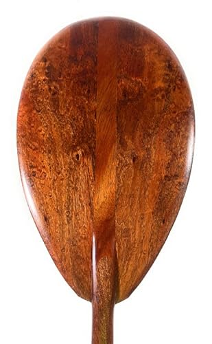 Tikimaster Premium Watermarks Curls Koa Paddle 60" Steersman Made in Hawaii