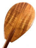 Tikimaster Tiger AAA Curly Koa Outrigger Paddle 60 Inch Steersman Made in Hawaii