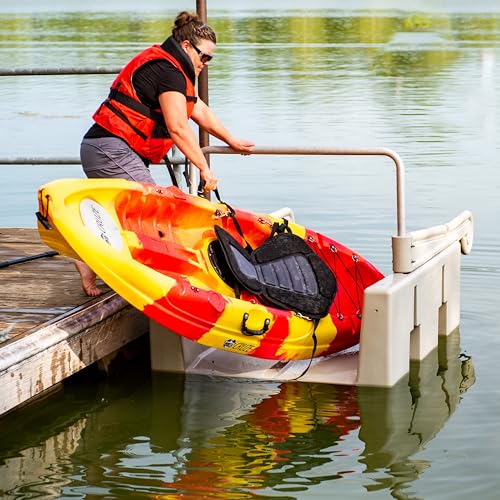 YAKport Kayak Launch Station for Floating Docks Gray