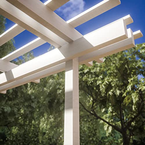 Four Seasons Outdoor Living Solutions Free-Standing Aluminum Pergola 12' x 12' White
