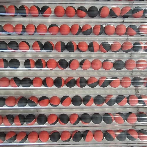Riot Balls 500 Count Non-Lethal Pepper Spray & Tear Gas Blend Projectiles Black/Red