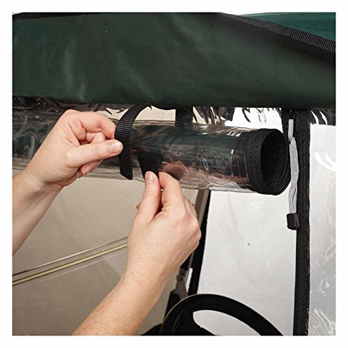 Greenline Eevelle USA Golf Cart Enclosure 2 Passenger Golf Car Cover Heavy Duty 300D Waterproof DS - Green