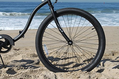 Firmstrong Chief Man Single Speed Beach Cruiser Bicycle Matte Black