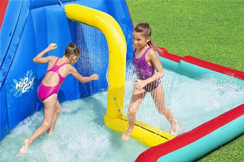 Bestway H2OGO! Waterfall Waves Mega Water Park Inflatable Slide and Pool