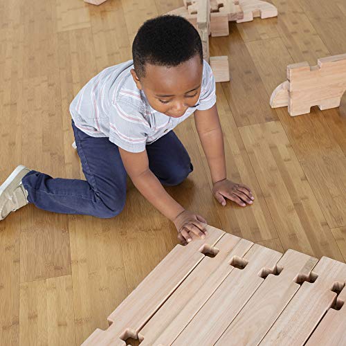 Guidecraft Notch Blocks 89-Piece Set Natural
