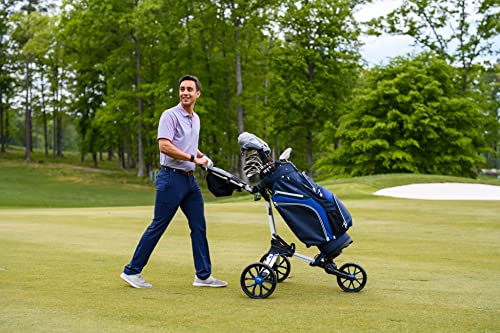 Bag Boy Nitron 3 Wheel Golf Push Cart Tie Dye