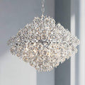 Vienna Full Spectrum Essa Chrome Pendant Chandelier 20" Wide Silver