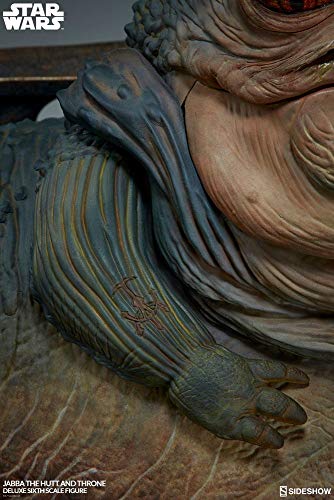Sideshow Star Wars Jabba The Hutt Throne Deluxe 1/6 Scale Figure Olive Green