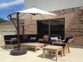 WholesaleTeakFurniture Sunbrella Fabric Cushions for Atnas 7pc Sectional Sofa Set
